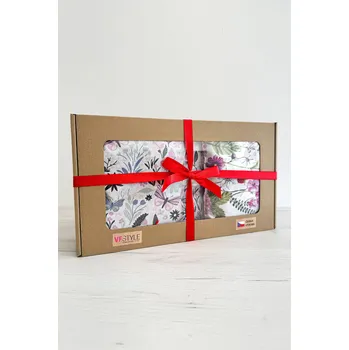 Polštář VFstyle dárková sada 2 ks nahřívacích polštářků Butterfly + Flowers