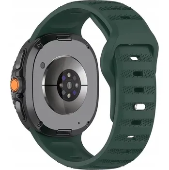 Příslušenství k chytrým hodinkám SILIKONOVÝ ŘEMÍNEK SAMSUNG GALAXY WATCH 8 / CLASSIC 40 44MM KOVOVÉ UCHYCENÍ