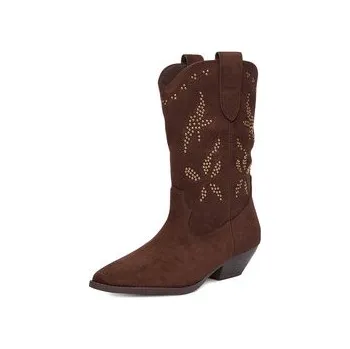 Pánská móda DeeZee Kovbojská obuv CEO-R25AW09079 Hnědá 41