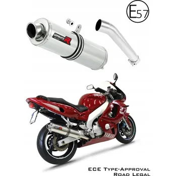 Výfuk pro motocykl YZF 600 R Thundercat 1996 - 2006 Homologovaný výfuk tlumič ST DOMINATOR