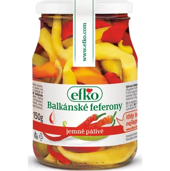 CZ distribuce efko Feferony balkánské pálivé 70 ml