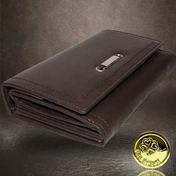 Peněženka Dámská kožená peněženka TILLBERG LUXURY s vlastním textem nebo monogramem Vyberte variantu: + MONOGRAM | zdarma | + Akce - zlatá mince Pro štěstí ZDARMA