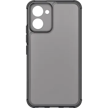 Pouzdro na mobilní telefon Kryt Samsung A17 odolný průhledný černý (obal neboli pouzdro na Samsung A17)