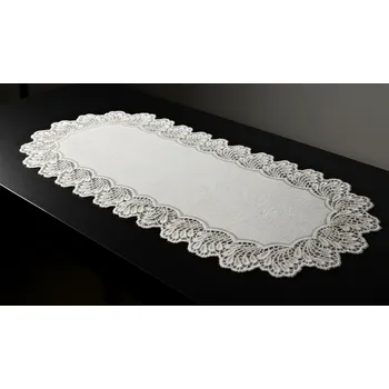 ubrus Žakárový ubrus - běhoun VINIVE 120X160 cm bílá MyBestHome Rozměr: 160x120 cm