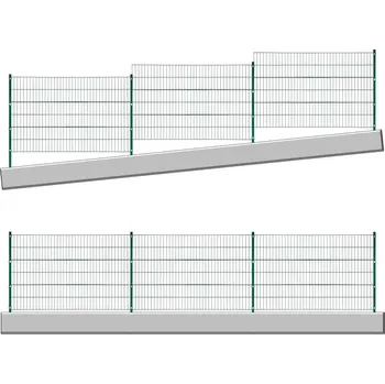 Pletivo DEMA Kompletní plot se sloupky 6x1,2 m, zelený