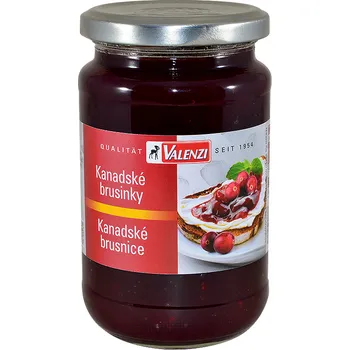 CZ distribuce VALENZI Brusinky kanadské 390 g