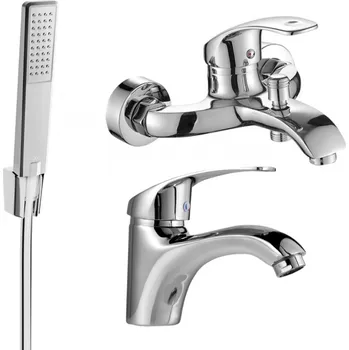 Vodovodní baterie Mexen Fabia R72 sada vanových baterií, chrom - 746503R72-00 Bateriové soupravy