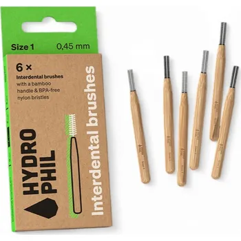 Zubní kartáček Hydrophil Bambusový mezizubní kartáček 0,45 mm 6 ks