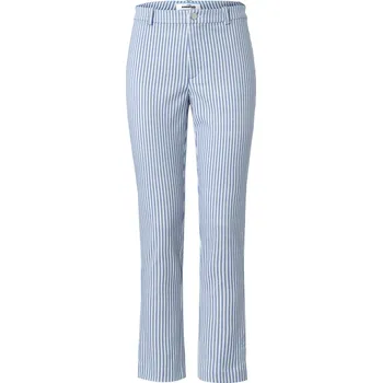 642506 - Tchibo - Proužkované strečové kalhoty - pro ženy - vel. 36 - barva: modrá/s proužky