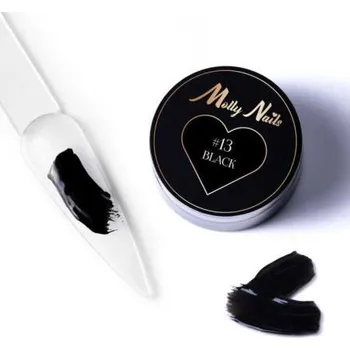 Lak na nehty Pasta na nehty ProArt Paste Molly Lac 5g No.13 black gel