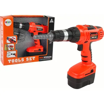 Hra na obchod LEAN Toys Dětská vrtačka s vrtáky