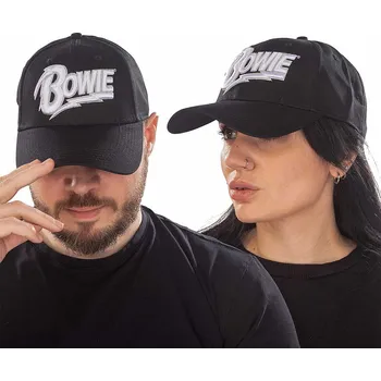 Kšiltovka David Bowie kšiltovka, Flash Logo Black