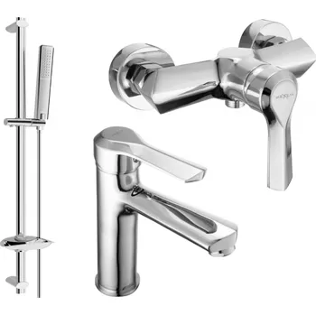 Vodovodní baterie Mexen Sabre DB72 sprchová sada, chrom - 72104DB72-00 Bateriové soupravy