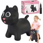 Gumové hopsadlo Tootiny Hoppimals s černým kotětem