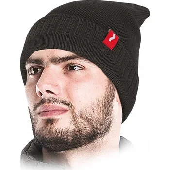 Čepice Reis zimní čepice beanie černá, univerzální velikost