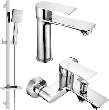 Vodovodní baterie Mexen Royo DQ45 vanová sada, chrom - 72203DQ45-00 Bateriové soupravy