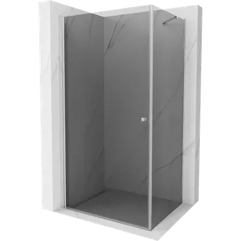 Mexen Pretoria otočná sprchová kabina 90 x 110 cm, grafit, chrom - 852-090-110-01-40 Sprchové kouty