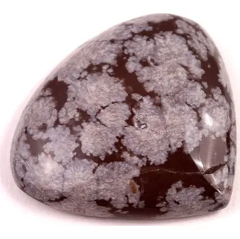 Sběratelství Kabošon Vločkový Obsidián č.6630 (23x26x6mm)