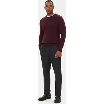 Pánské kalhoty Tommy Hilfiger Chino kalhoty Denton MW0MW40782 Šedá Slim Fit 34_32