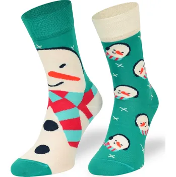 Pánské ponožky Comodo Ponožky SM1 SNOWMAN-63 vícebarevné, velikost 39-42