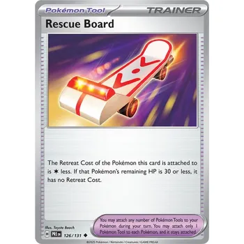 Sběratelská karetní hra Rescue Board 126/131 - Prismatic Evolutions Typ karty: Reverse Holo