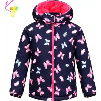 Dětská móda Dívčí zimní bunda Kugo KB2339 tmavě modrá