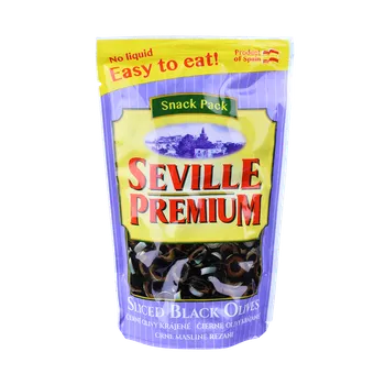 paštika a pomazánka CZ distribuce SEVILLE PREMIUM Olivy černé krájené 75 g