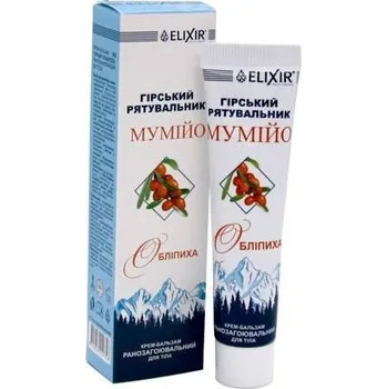 Zdraví Elixir Krém-Balsám Horský Záchranář s Mumio a Rakytníkovým Olejem, 40 ml, Eliksir