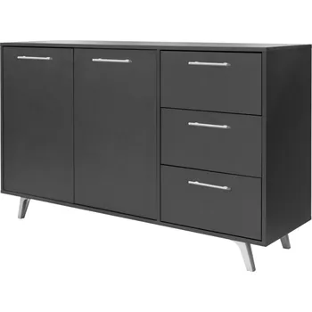 Komoda Stolar Komoda BALI se stříbrnou úchytkou Zvolte dekor: Dub Wellington