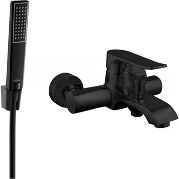 Vodovodní baterie Mexen Pecos R72 vana baterie se sprchovým setem, černá - 7273R72-70 Bateriové soupravy
