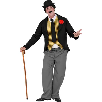Karnevalový kostým Charlie Chaplin, pánský kostým - XXL