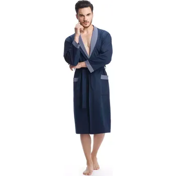 Pánský župan PÁNSKÝ BAVLNĚNÝ ŽUPAN FR-005 JEANS 3XL