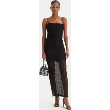 Dámské šaty Eleh Koktejlové šaty EFW250350 Černá Slim Fit 40