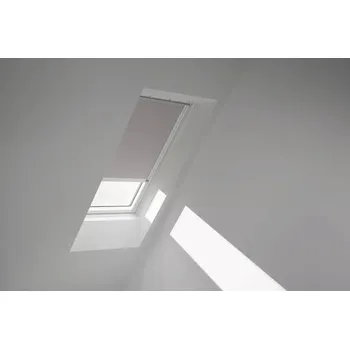 Roleta Zatemňovací roleta na střešní okno VELUX na solární pohon DSL F04 4580KWL hnědá