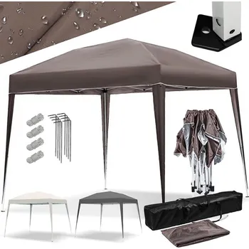 Zahradní stavba JAGO Zahradní párty stan, 3 x 3 m, hnědý