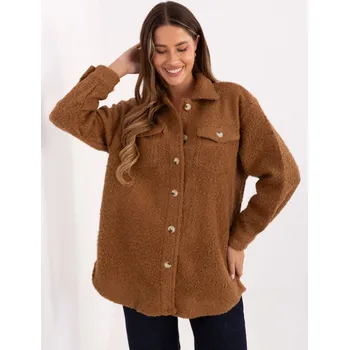 Dámská casual bunda Camel dámská košilová bunda IT-KR-1709.85-camel Velikost: L/XL