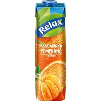 CZ distribuce Relax select mandarinka pomeranč 12 x 1 l