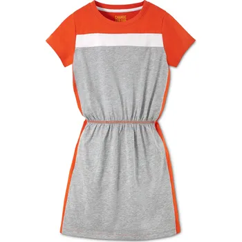 Dámské šaty 631021 - Tchibo - Žerzejové šaty - pro dívky - vel. 158/164 - barva: šedá