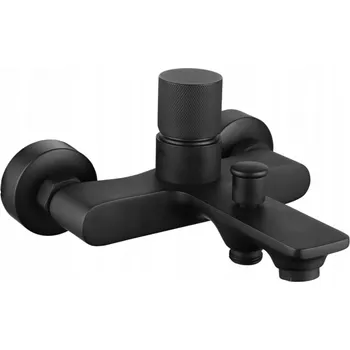 Vodovodní baterie Mexen Royo One koupelnová baterie, černá - 72231-70 Vanovo-sprchové baterie