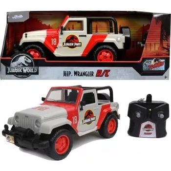 RC model auta RC auto JURASSIC PARK Jeep Wrangler 1:16 s turbem