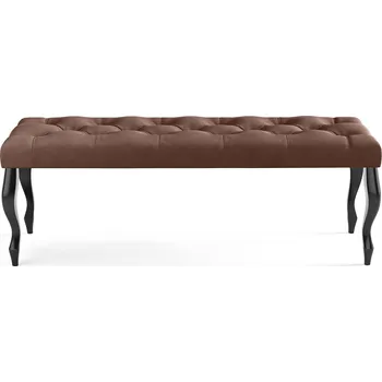 Šatní skříň Lavice CHESTERFIELD 120x40 cm Tmavě hnědá