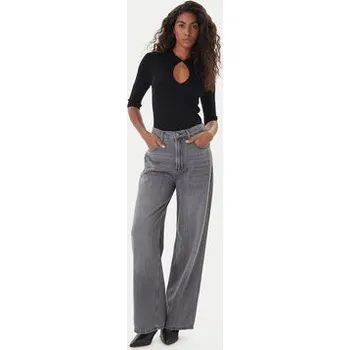 Pánská móda Liu Jo Jeansy UF5284 DS048 Šedá Baggy Fit 30