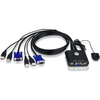 KVM přepínač ATEN KVM přepínač CS-22U USB 2PC mini CS22U-A7