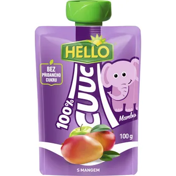 CZ distribuce HELLO Cuuc mango 100 % 12 x 100 g