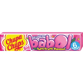 Bonbon Výhodná cena Chupa Chups Big Babol Tutti Frutti žvýkačky 27,6 g