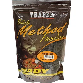 Traper Method Feeder pellet 2 mm 500 g Halibut Black