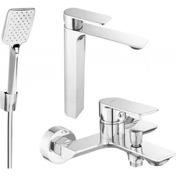 Vodovodní baterie Mexen Alexa R62 vanová sada, chrom - 71213R62-00 Bateriové soupravy