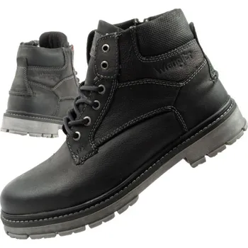 Pánské tenisky Wrangler Allan Mid pánské boty sable boots smart leather black 46