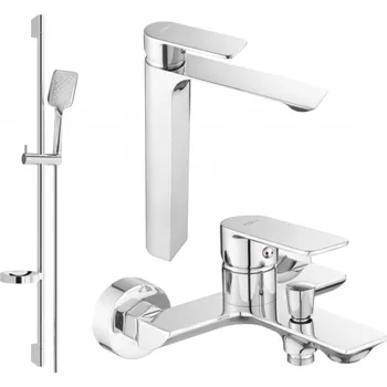 Vodovodní baterie Mexen Alexa DQ62 vanová sada, chrom - 71213DS62-00 Bateriové soupravy