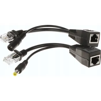 Zabezpečení domácnosti PoE Adaptér OEM URZ1998 RJ45 černý